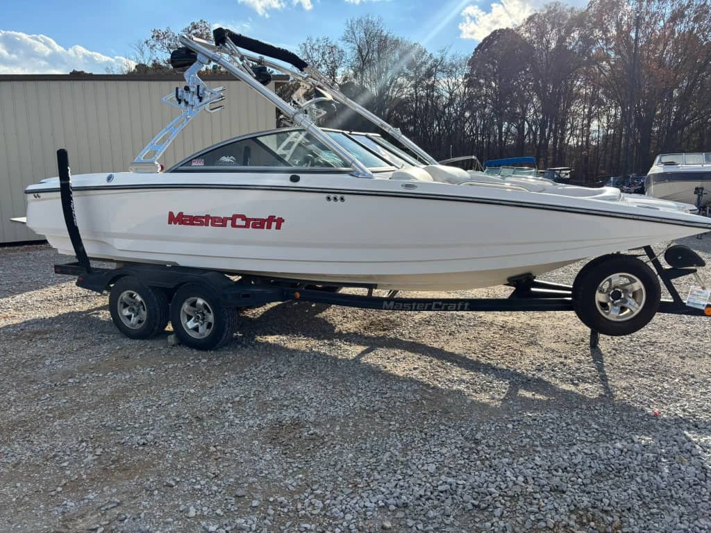 MasterCraft X-Star Right Side View on Trailer