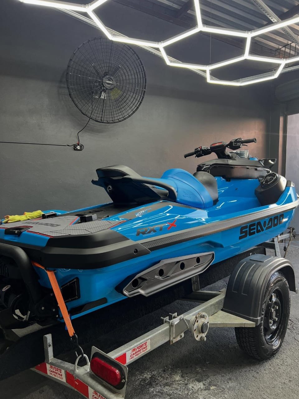 2026 seadoo lineup​ on trailer rear seating view