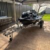 Sea-Doo RXP 300 Limited with Galvanised Trailer Image Caption: Complete setup including galvanised trailer Image Description (ALT): Sea-Doo RXP 300 Limited shown with galvanised trailer ready for transport