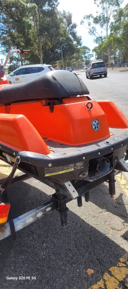 Yamaha Twin Jet Ski Boarding and Jet Pump Area