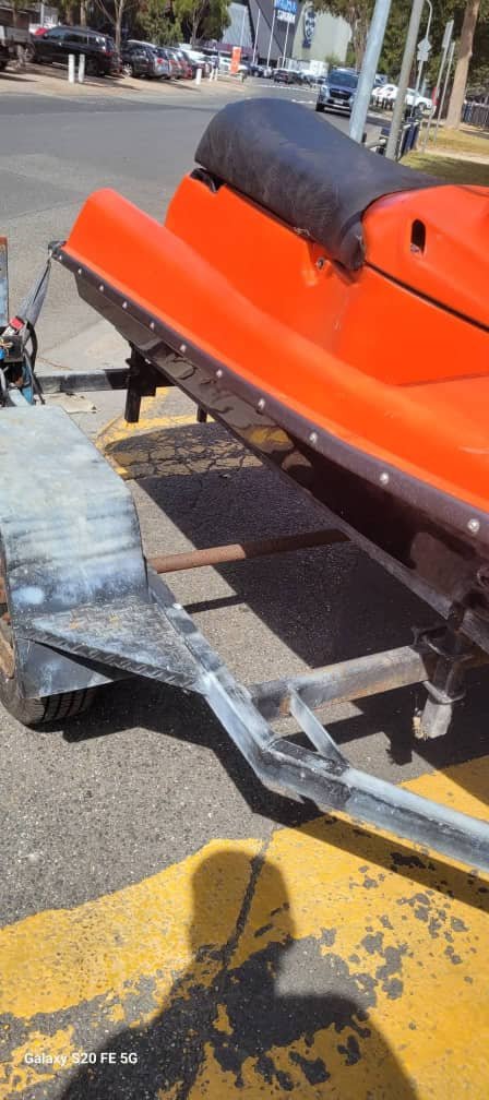 Yamaha Twin Jet Ski Hull Close-Up