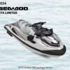 2024 Sea-Doo Spark TRIXX ash color jet ski