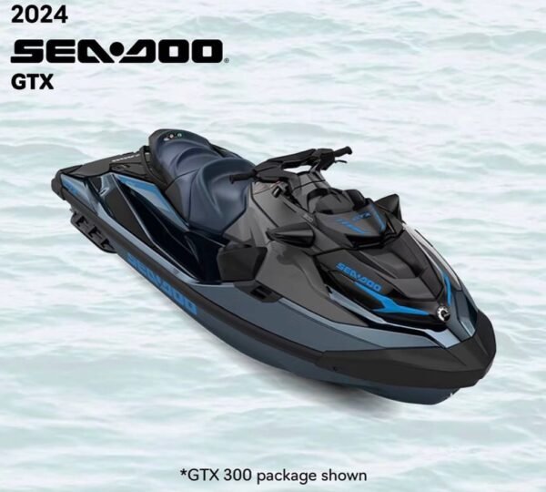 2024 Sea-Doo Spark TRIXX black with blue stripes