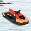 2024 Sea-Doo Spark TRIXX orange and red color jet ski