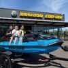 2026 Sea-Doo RXT-X 325 front view showing aggressive bow design