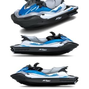 2026 kawasaki jet ski​ ST 160X in Metallic Soft Blue and Crystal White