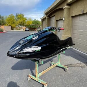2019 Bullett V2 1100 Angled Front View with Trailer racing jetski
