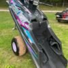 Visual Carbon Kawasaki XI Bottom Hull Close-Up Left