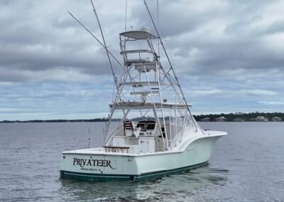 Out Island 38 Express Custom Tuna Tower