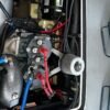 Yamaha FX1 Engine Bay with Carburetors and Intake