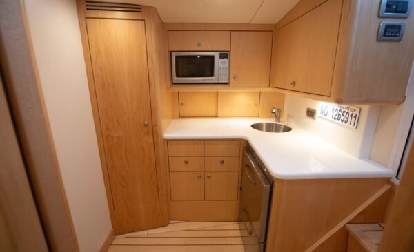 Viking 72 Convertible Galley Interior