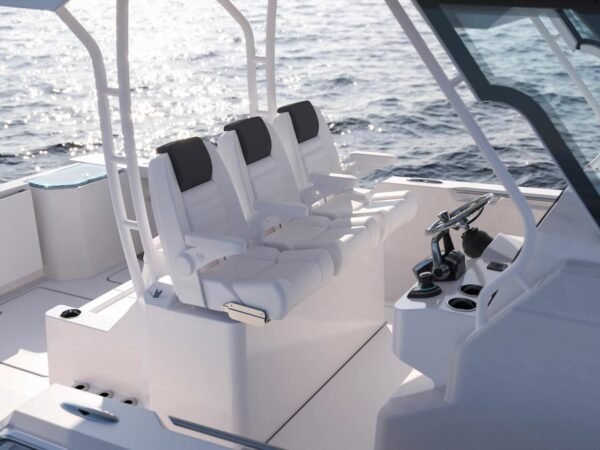 Bertram 34CC Helm Seats and Console