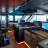 FIFTY helm station with navigation and control systems