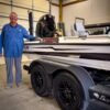 Bass Cat Lynx STS Fiberglass Hull with Trailer