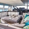 Baloo III main salon interior with panoramic windows