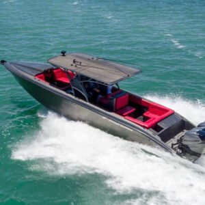 Della Pasqua Cuddy Offshore Running Shot joystick controlled boat