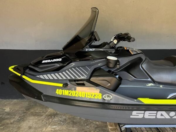 Sea-Doo 325 HP Port Side Profile Black Yellow
