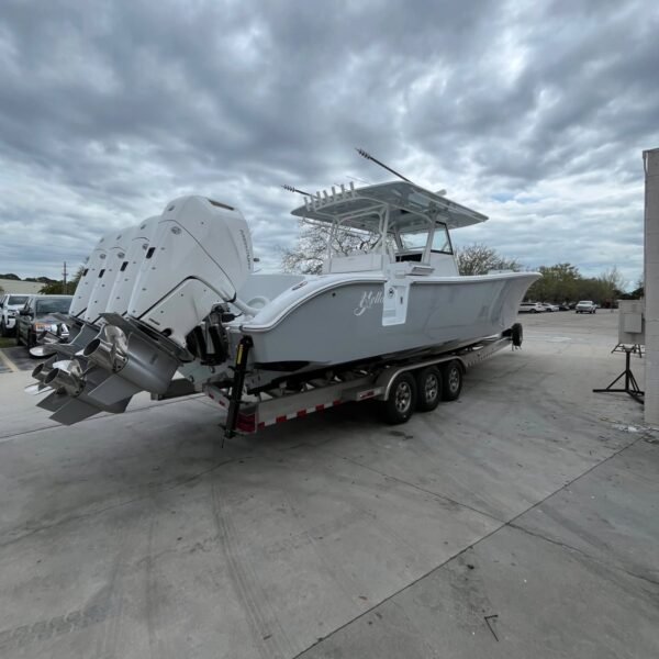 Yellowfin 39 Rear Trailer View