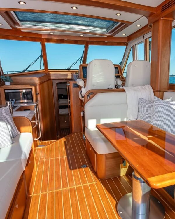 Sabre 43 Salon Express Salon with Sunroof Open