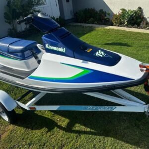 Kawasaki 650 TS Seat and Handlebar View 2 seater jet ski
