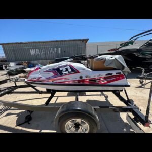 2023 Yamaha SuperJet with Trailer Side View