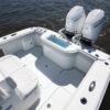 Yellowfin 32 Offshore Stern View Twin Outboards