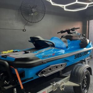 2026 seadoo lineup​ on trailer rear seating view