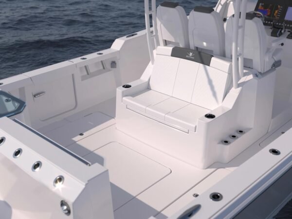 Bertram 34CC Transom and Rear Deck
