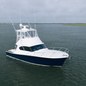 viking 72​ Convertible Aerial View Underway