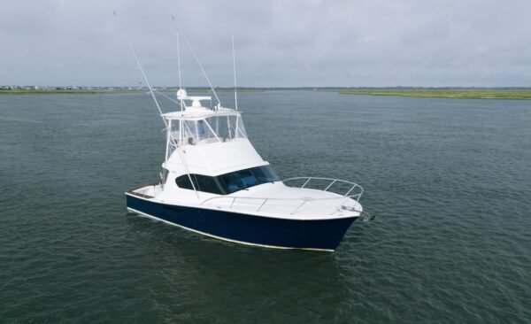 viking 72​ Convertible Aerial View Underway
