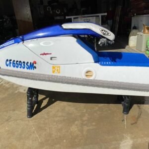 Kawasaki 650SX Side Profile View Stand-Up Jet Ski