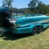 force boat motor 2022 side profile on trailer