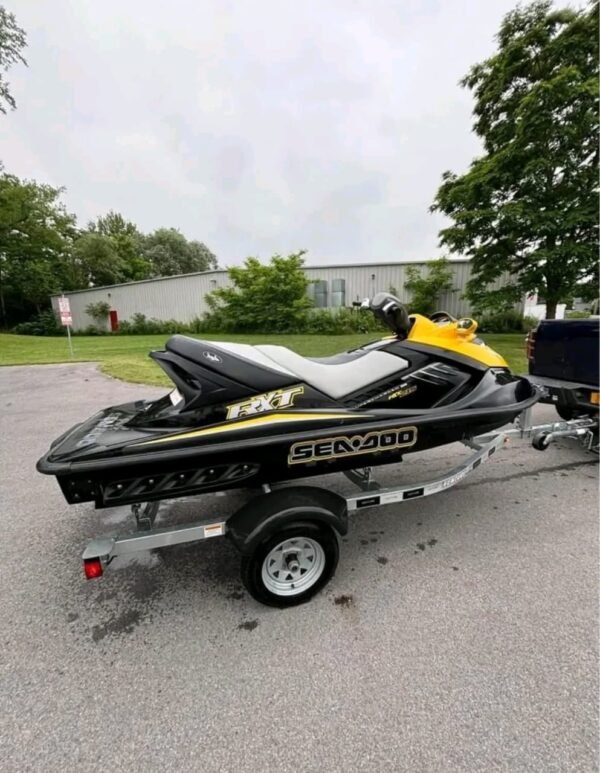 Sea-Doo RXT right side view on trailer