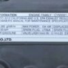 Yamaha 1.8 SHO engine technical specifications reference