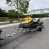 Sea-Doo RXT jet ski trailer towing view