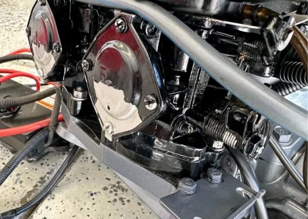 Front view of Yamaha SuperJet 701cc complete engine