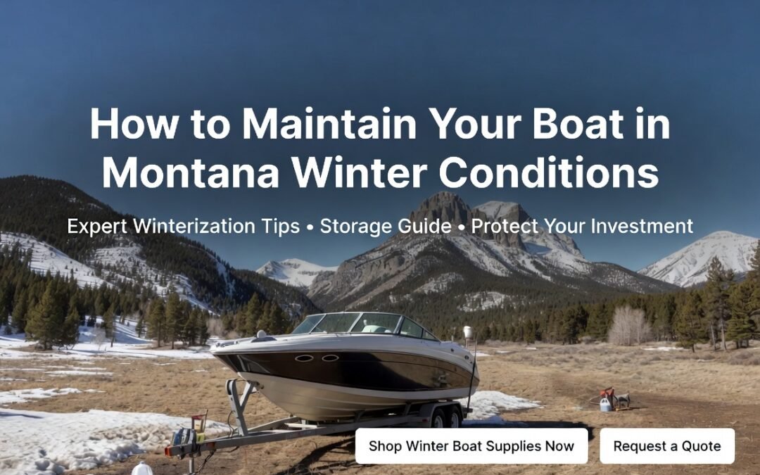How to Maintain Your Boat in Montana Winter Conditions